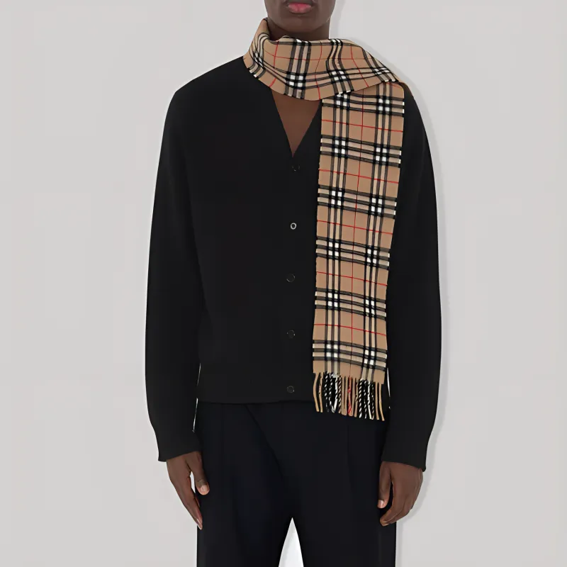 Burberry Check Cashmere Scarf – Online Exclusive-4