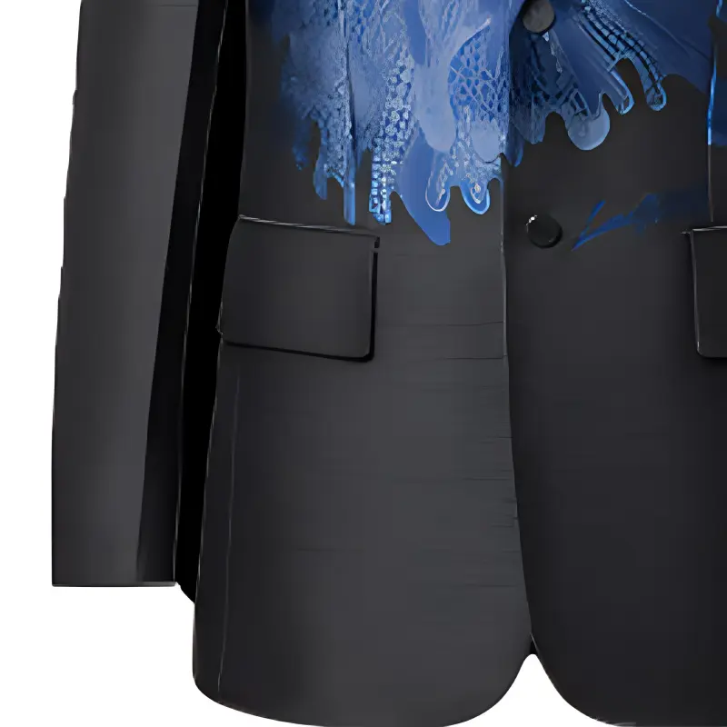 LOUIS VUITTON x Yayoi Kusama SS23 Business Suits Coats Men's Black-4