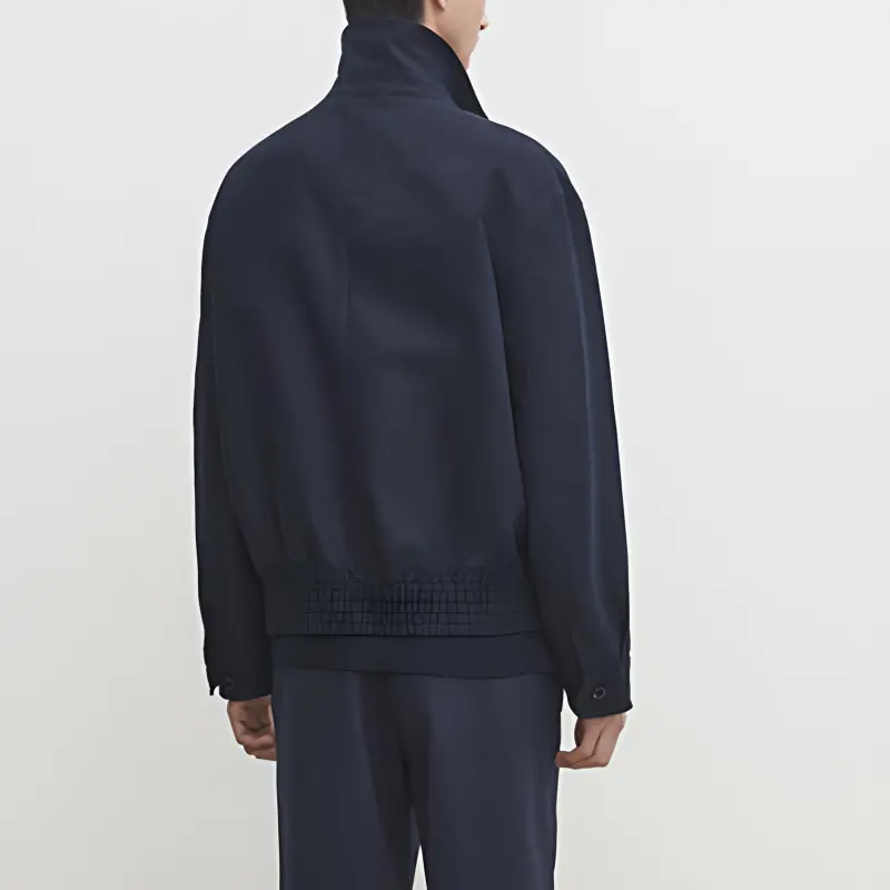 Massimo Dutti Jackets Coats Men's Navy Blue-3