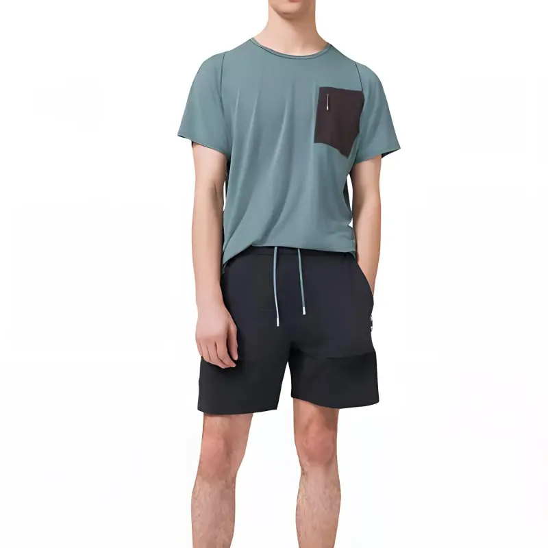 Lululemon LAB Collection Lab Varsa Short Casual Shorts Men's Mixed Color Jacquard Dark Marine Blue-2