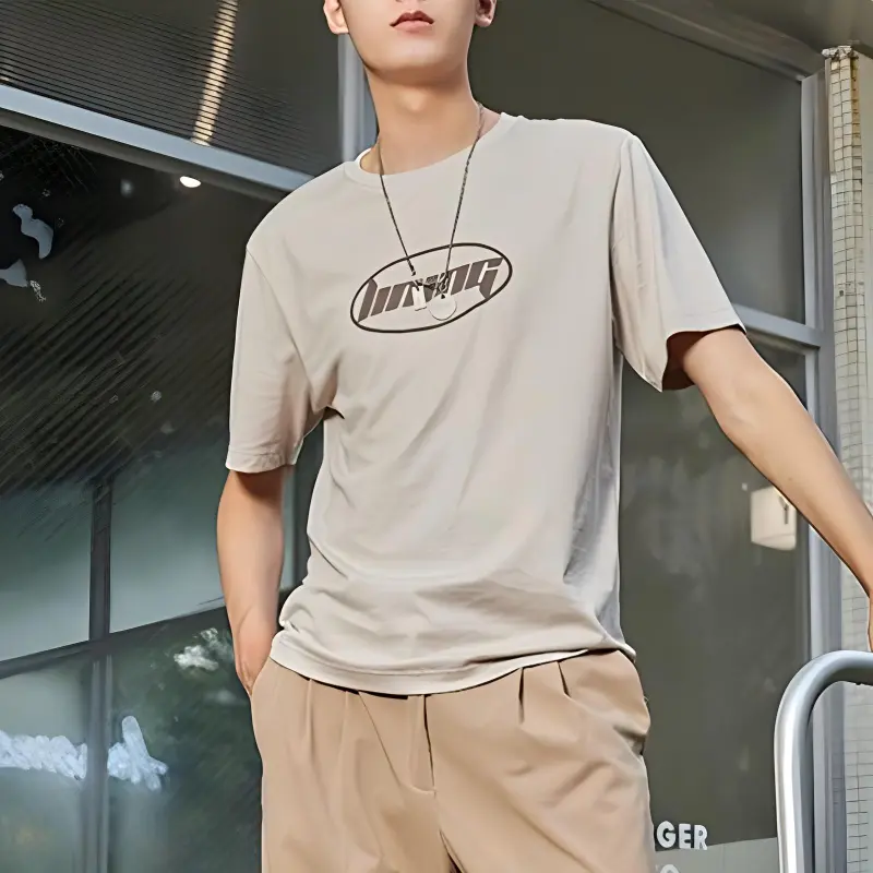 LiNing T-Shirt Unisex Yuan Rock Texture-2