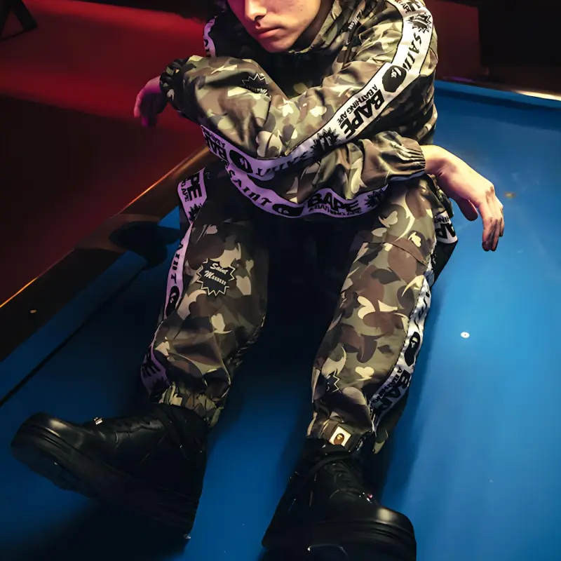 Bape X Saint Mxxxxxx Heart Camo Track Jacket-1