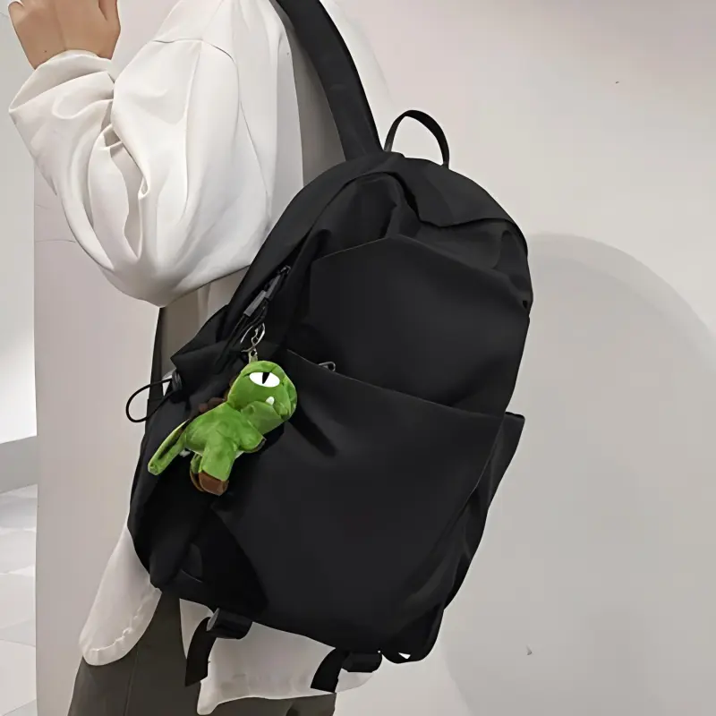 GEERDUN Nylon High School, Middle School, University Student Backpack-6