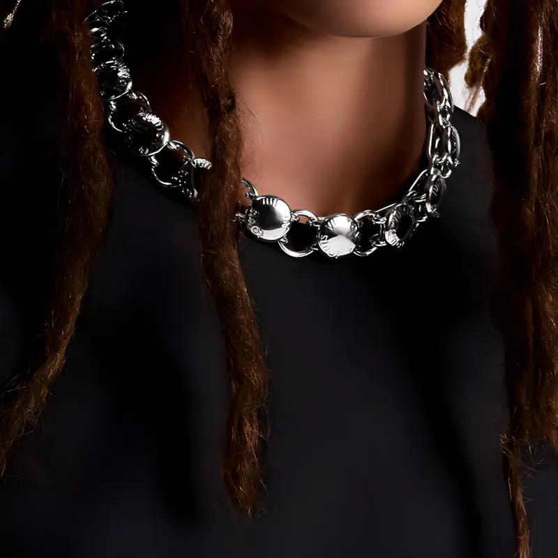 Lv Lv Studs Necklace-1