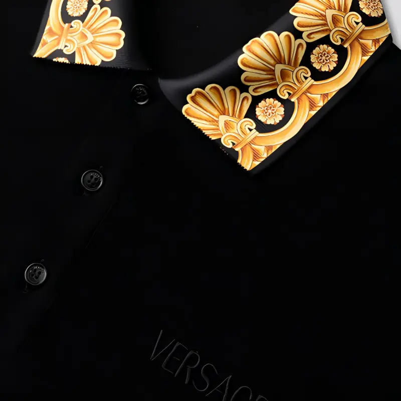 VERSACE Cotton Polo Shirt-2