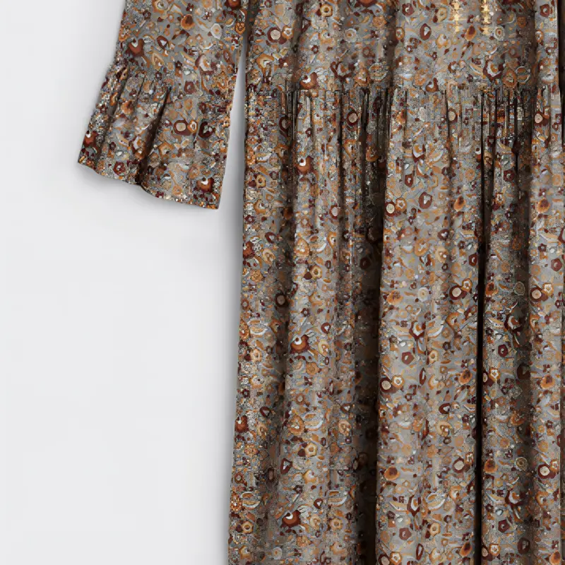 CELINE Long Sleeved Dresses Women's Multicolor-2