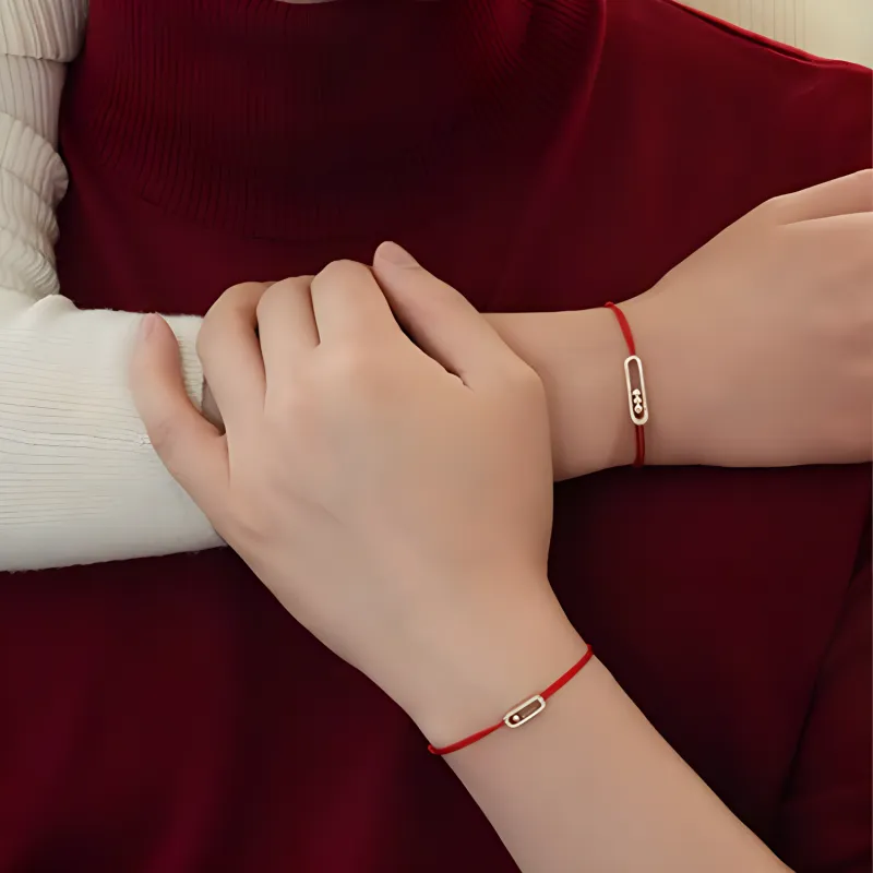 MESSIKA 18K Rose Gold Bracelets Unisex Red-2