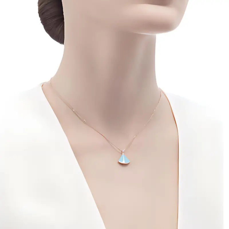 BVLGARI Divas' Dream Series 18K Rose Gold Necklaces Unisex-3
