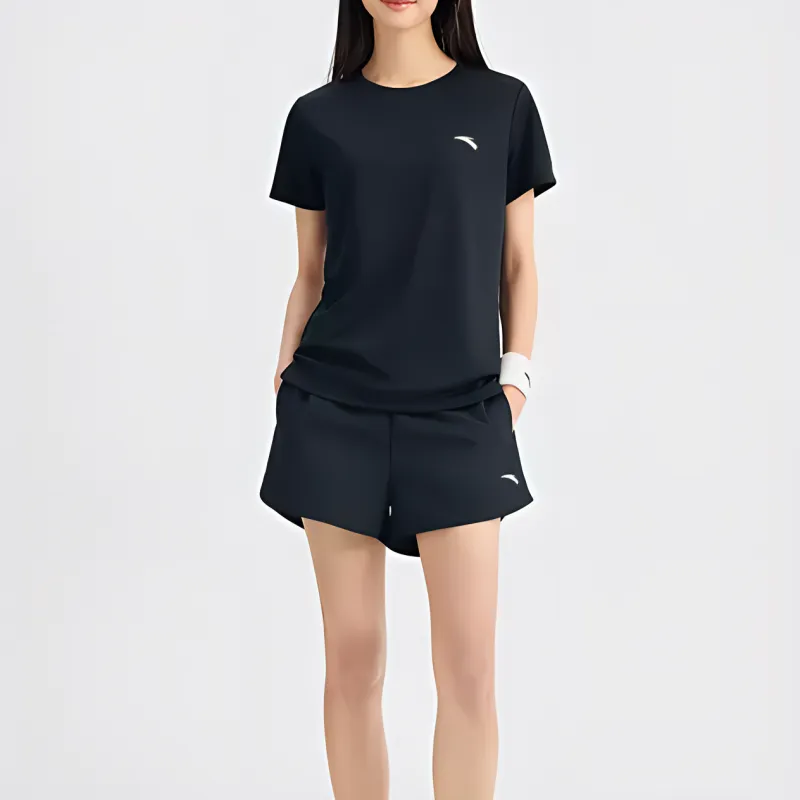 Anta T-Shirt Women's Basic Black-2
