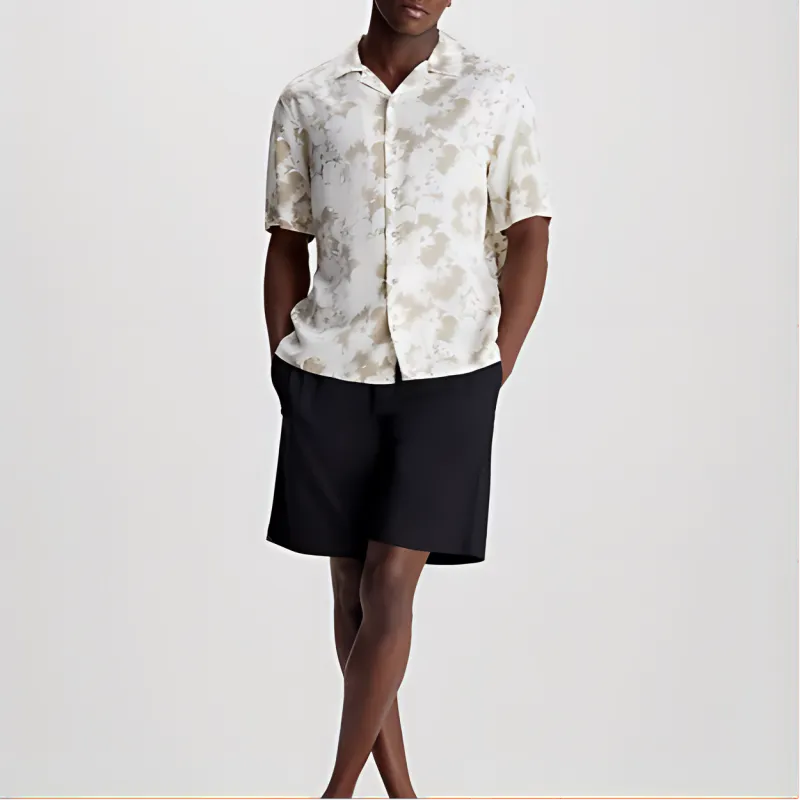 Calvin Klein Floral print Lyocell Shirt-1