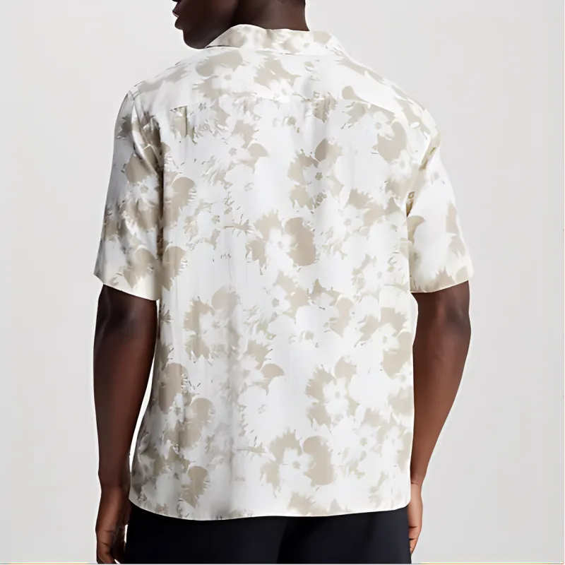 Calvin Klein Floral print Lyocell Shirt-3
