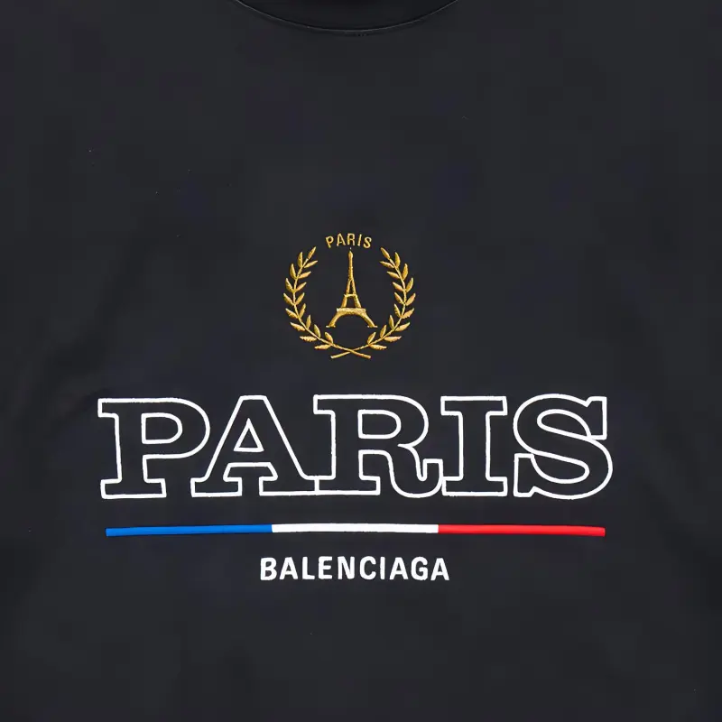 Balenciaga T Shirt Regular Fit Unisex Black-2
