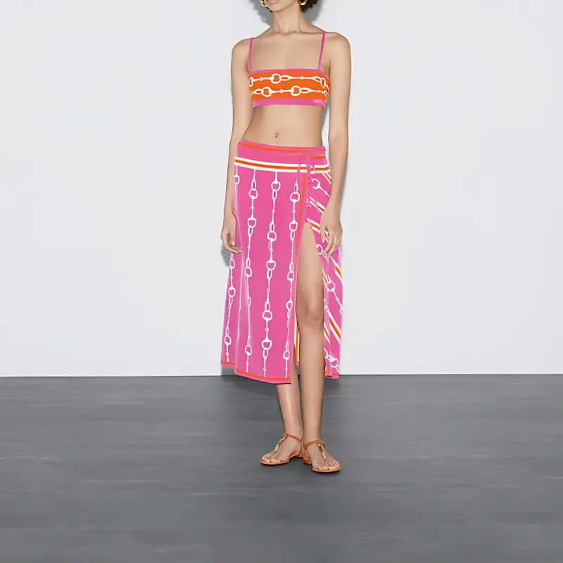 GUCCI Lido SS24 Crop Tops Women's Multicolor-1