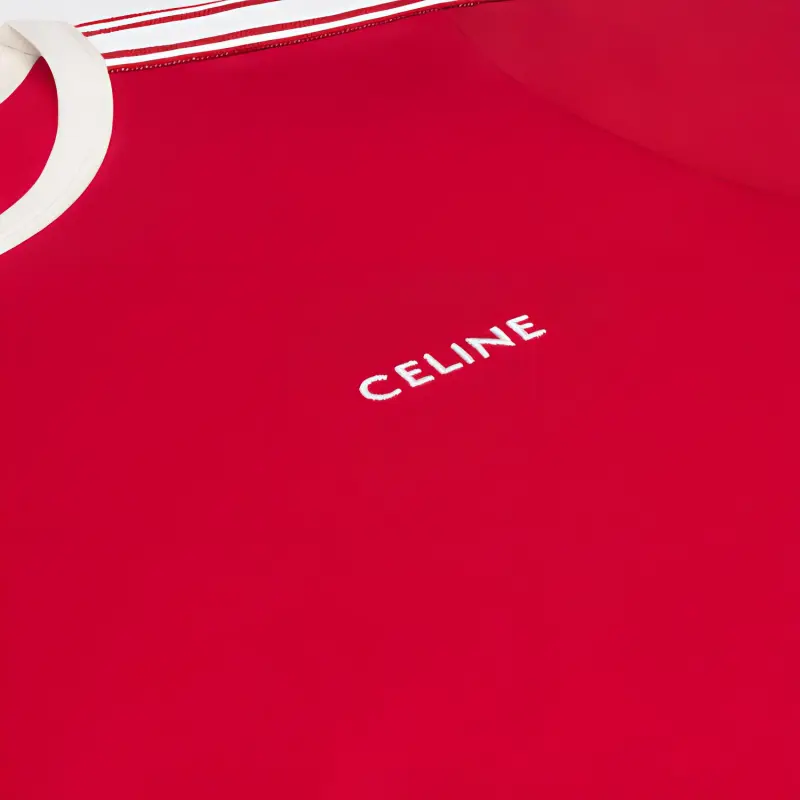 CELINE Regular T shirt In Cotton Jersey-2