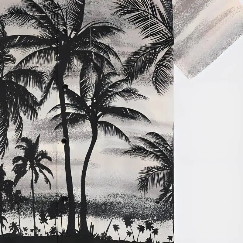 CELINE Graphic Printed Hawaiian Shirt-6