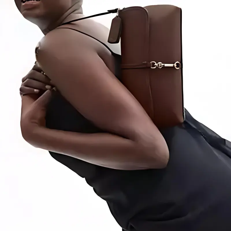 COACH Hamptons Tanned Leather Handbag, Shoulder Bag Medium Size Women's-4
