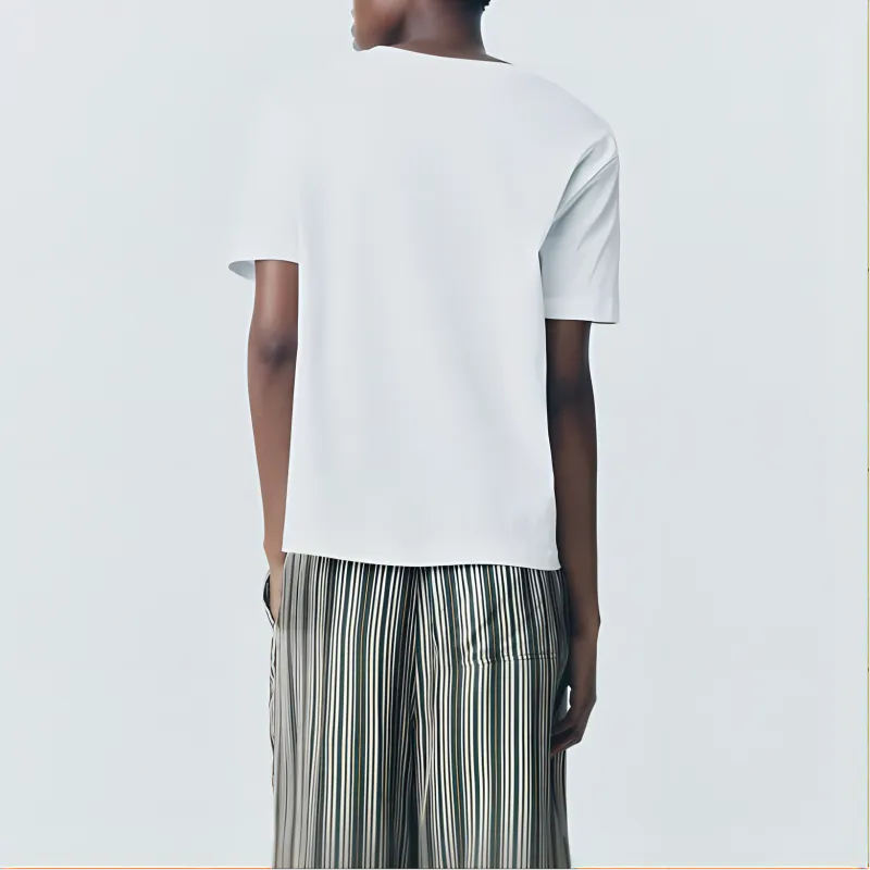 ZARA T-Shirts Women's White-2
