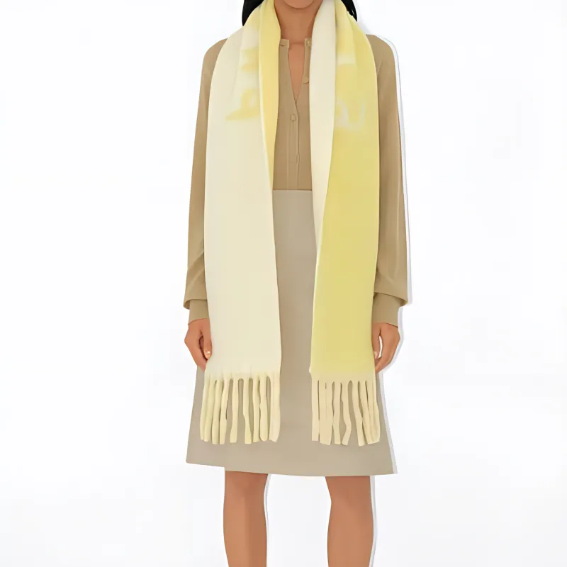 Burberry Logo intarsia Reversible Scarf-4