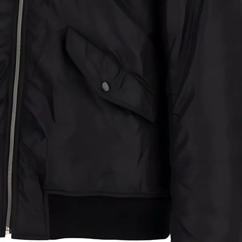 SAINT LAURENT Zip-Up Bomber Jacket-3