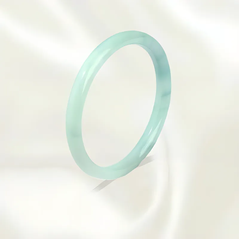 Chongqing Gold Store Colored Glaze Jade Bangles Unisex-1