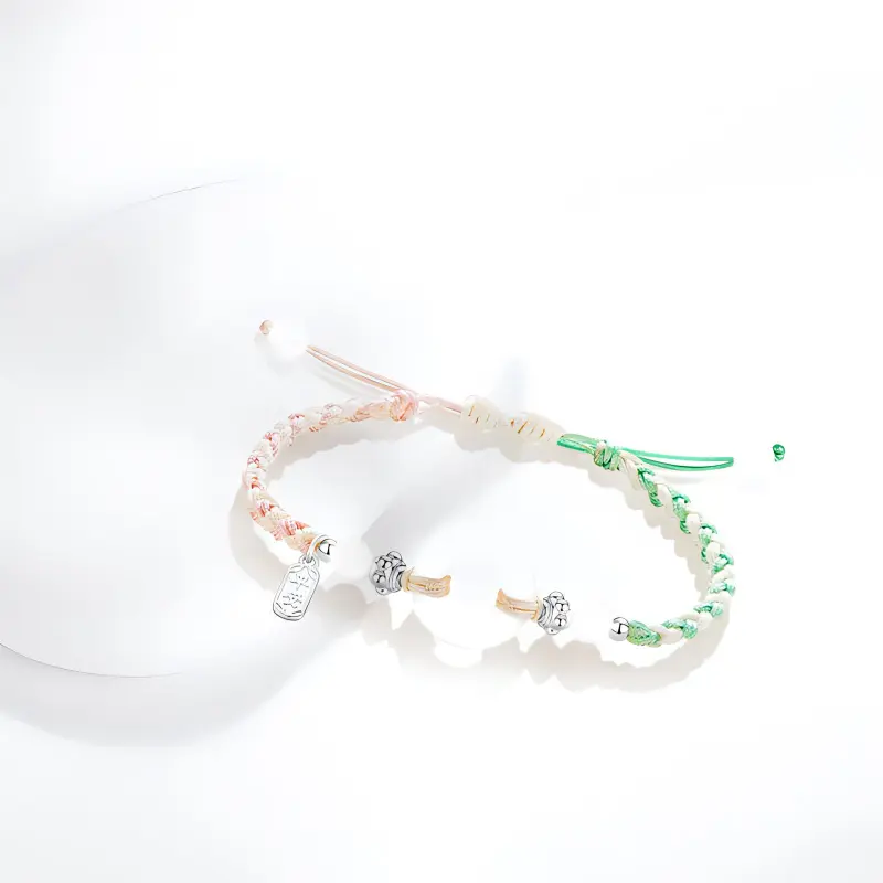 D.K.X Colored Glaze Rope Bracelets Unisex-1