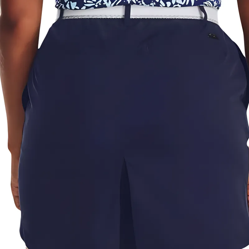Under Armour Links Casual Short Skirts Women's Midnight Dark Blue-5
