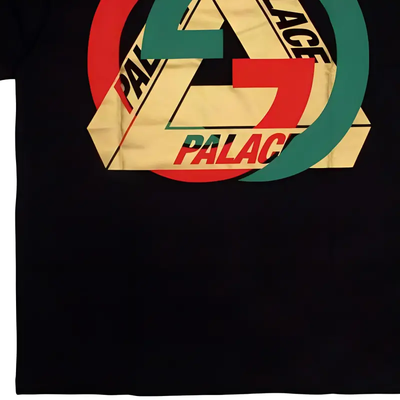 GUCCI X Palace Printed Heavy Cotton Jersey T Shirt 'Black'-3
