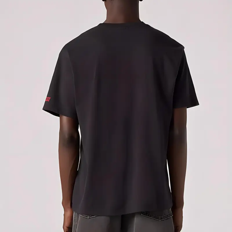 Levis Oasis Collaboration T Shirts Men Black-3