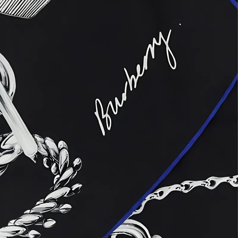 Burberry Knight Hardware-Printed Finished-Edge Scarf-2