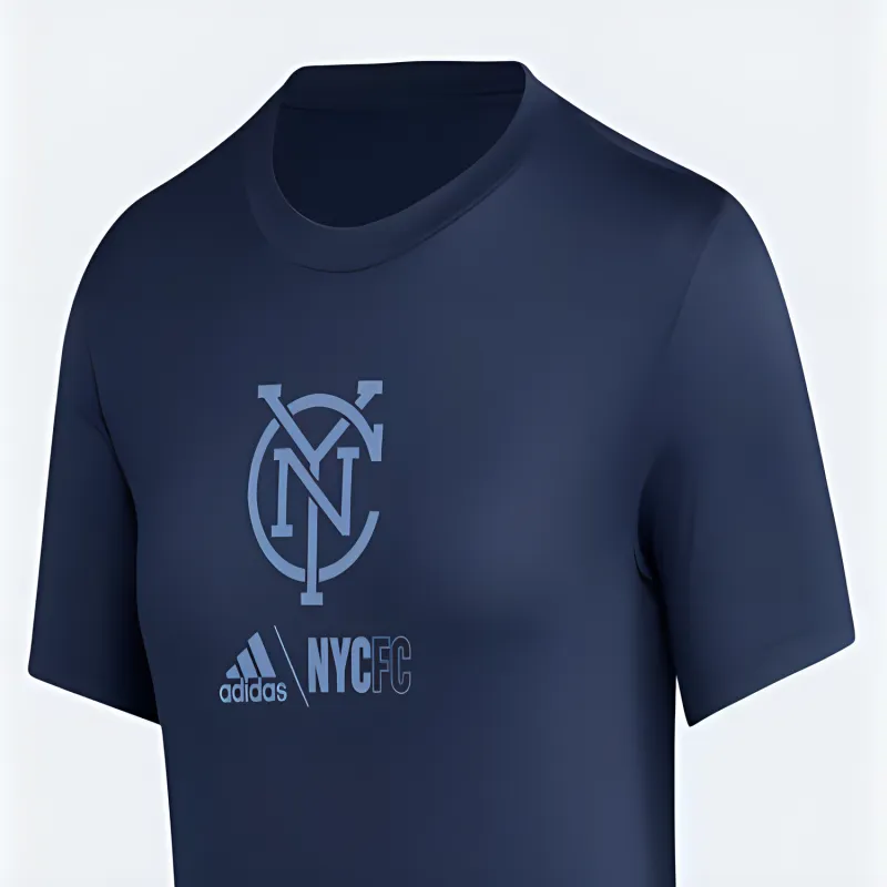 Adidas Free Shipping With AdiClub New York City Fc Pre Game Tee-2