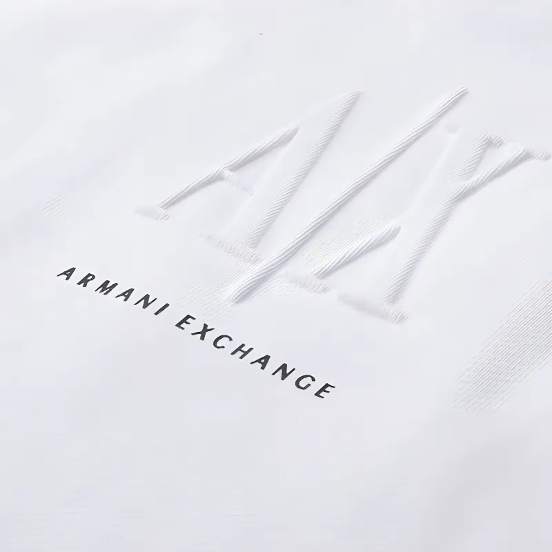 ARMANI EXCHANGEAE FW24 Short Sleeved Dress Women's White-3