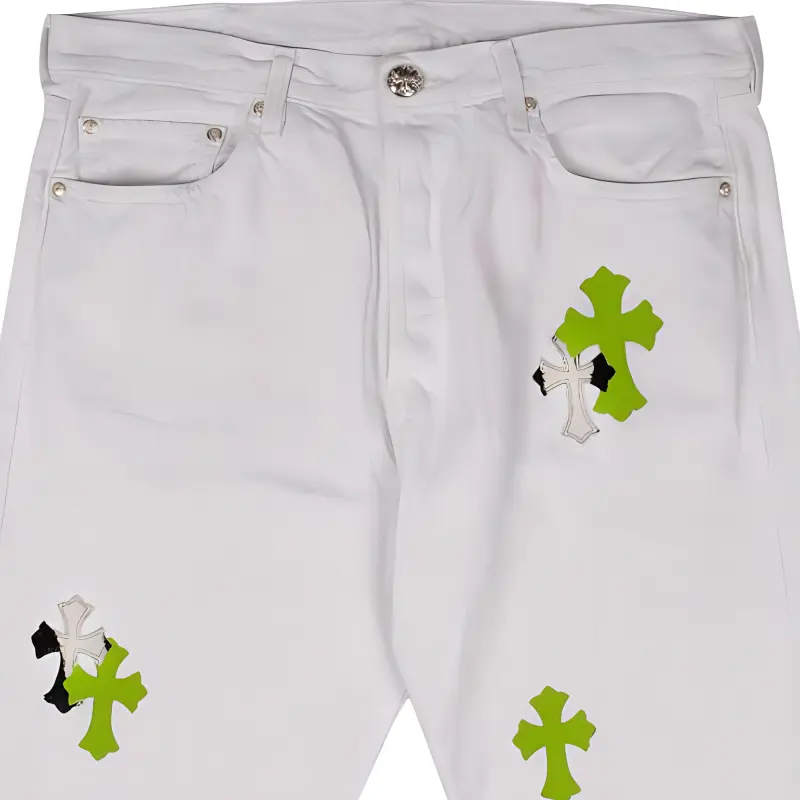 Chrome Hearts SS23 Jeans Men's White-3