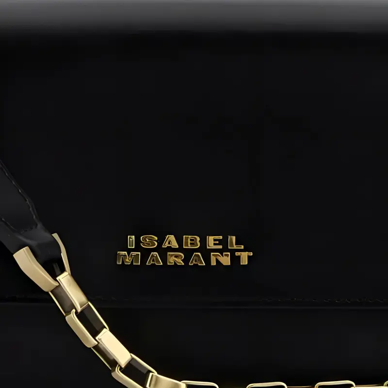ISABEL MARANT Leather Crossbody Bag, Shoulder Bag Women's Black-2
