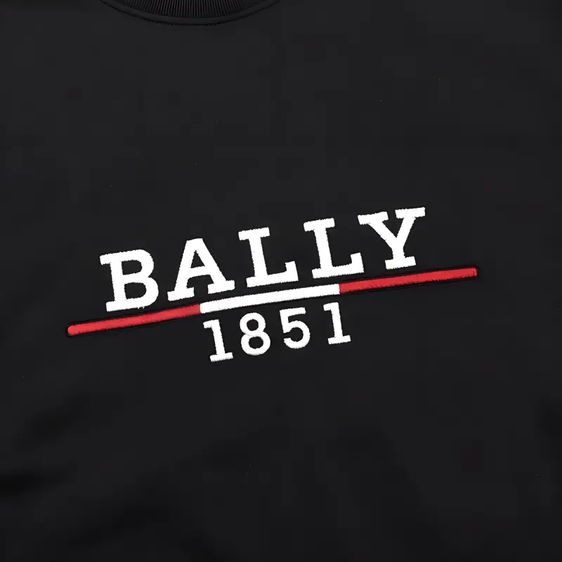 BALLY Sweatshirts Men Black-3