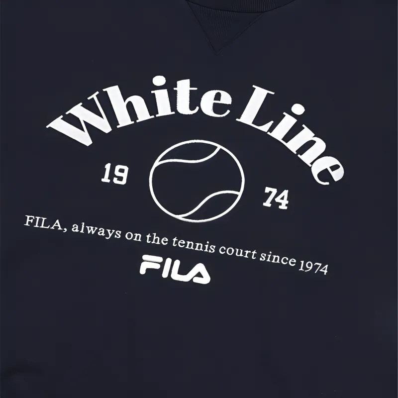 FILA Sweatshirts Unisex Marine Blue-2