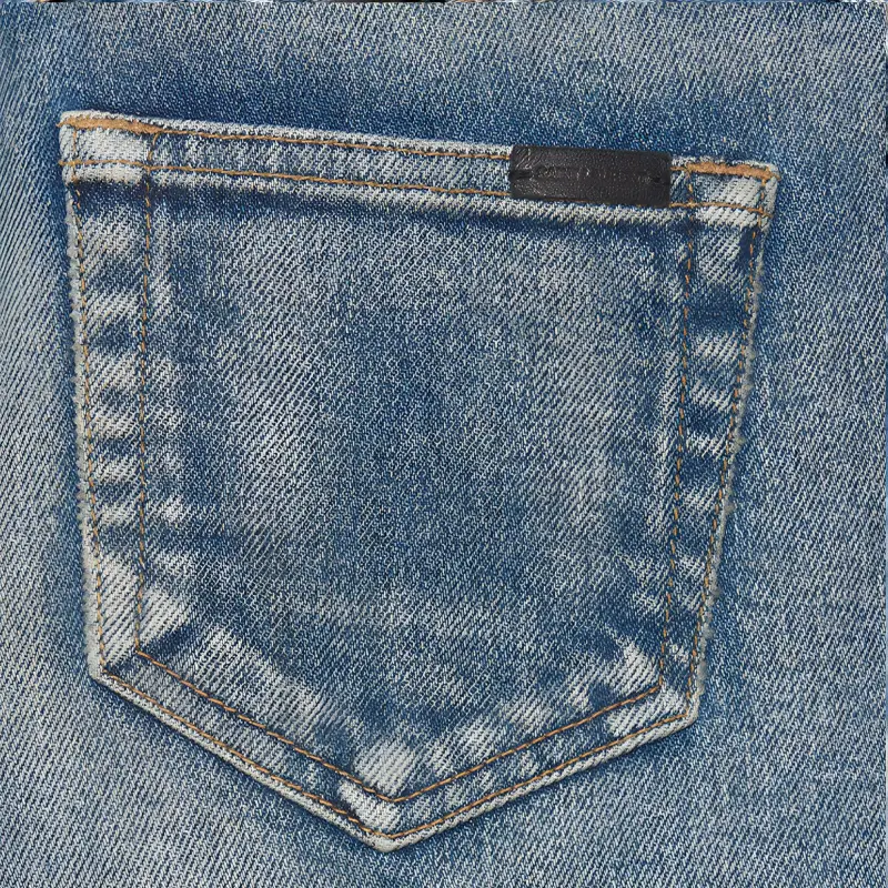 SAINT LAURENT Low Rise Slim Fit Jeans-3