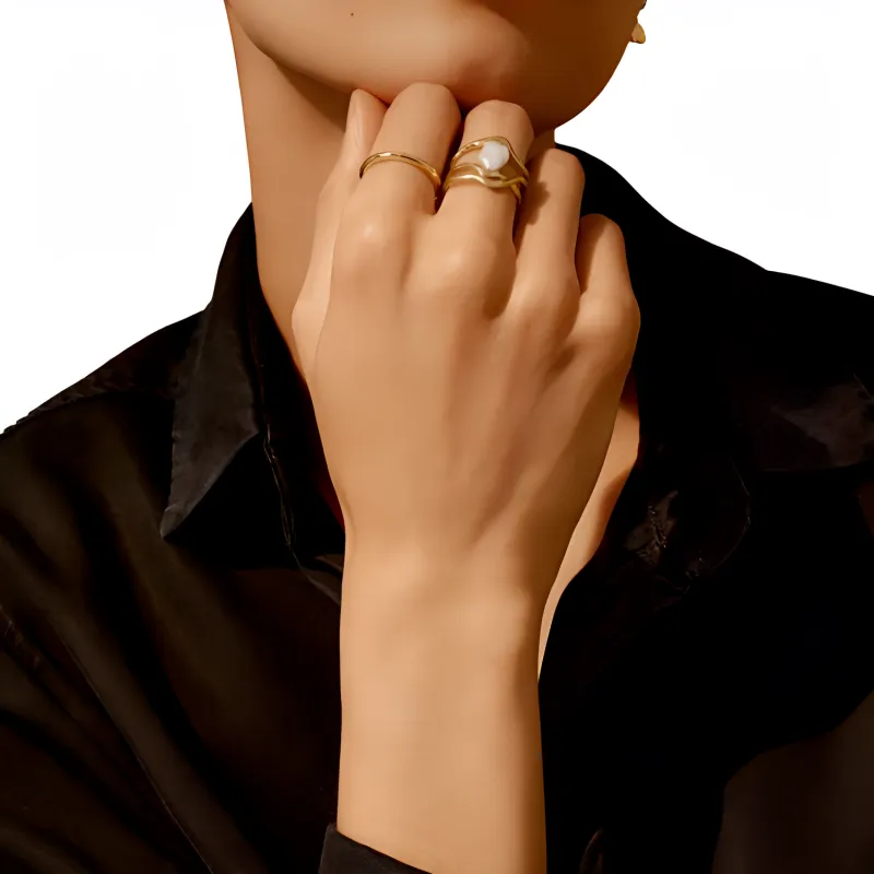 Monica Vinader X Amy Powney Keshi pearl Ring-2