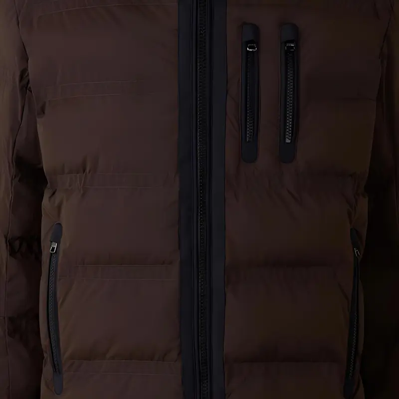 BOGNER FW24 Puffer Jacket Men's Dark Brown-3