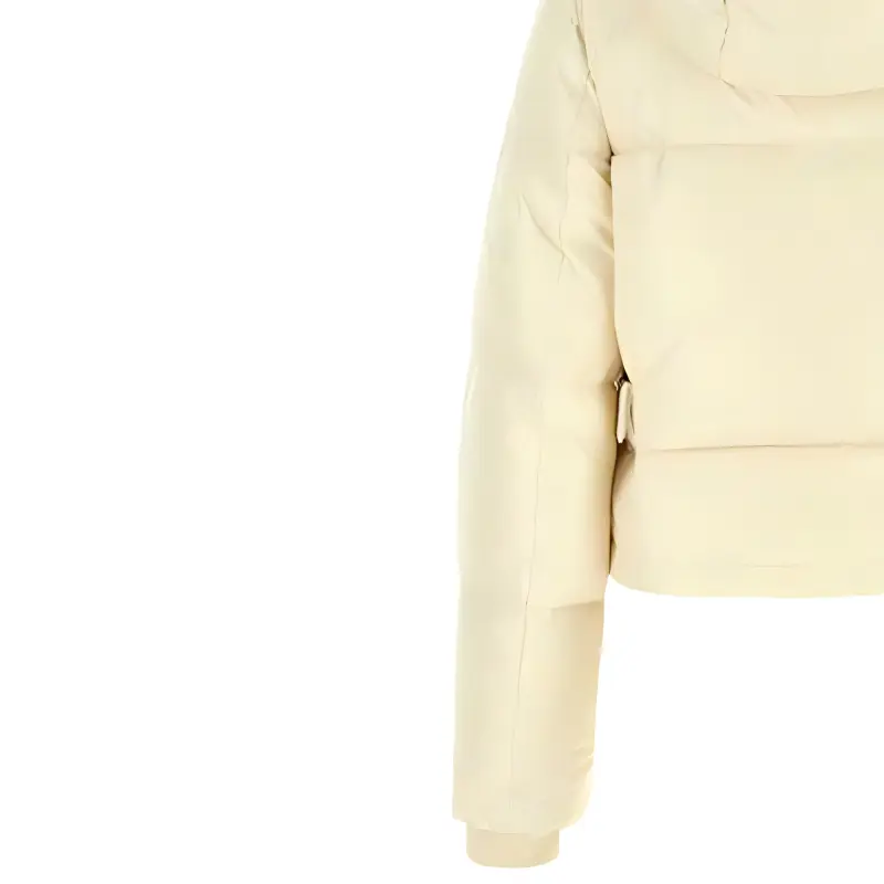 FENDI FW22 Down Jacket Coat Women's Beige Yellow-5