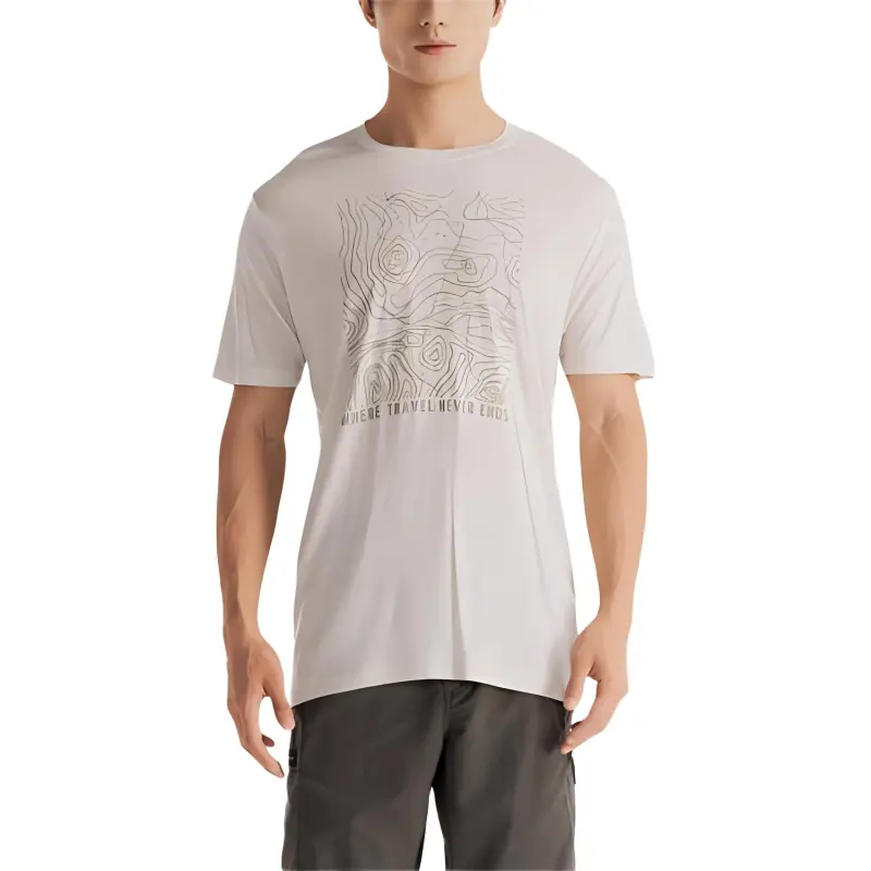 DECATHLON 500 Series T Shirt Men's White-2