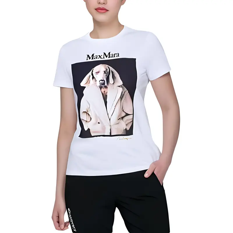 MaxMara T Shirts Women's White-2