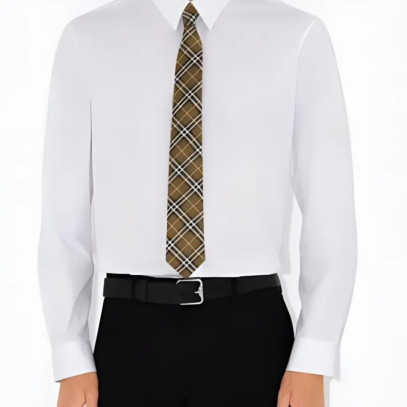 Burberry Check Silk Tie-1