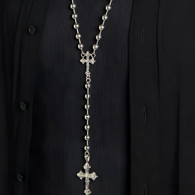 EMANUELE BICOCCHI Beaded Rosary Necklace-2