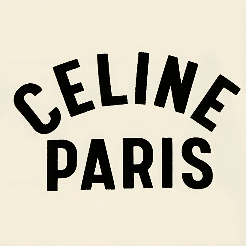 CELINE T Shirts Women's Beige-2