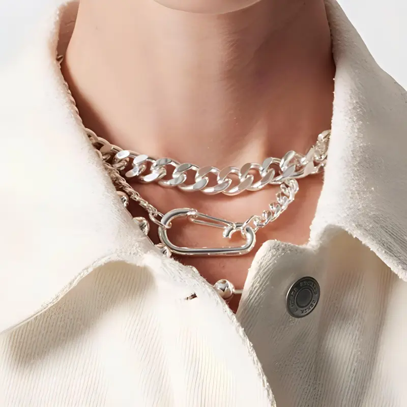 Other Stories Brass Necklaces Women's Silver-2