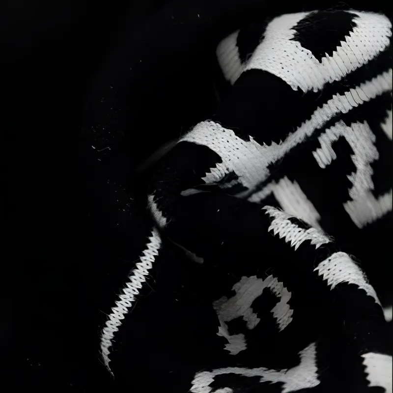 MM6 Maison Margiela Logo Intarsia Knitted Scarf-2
