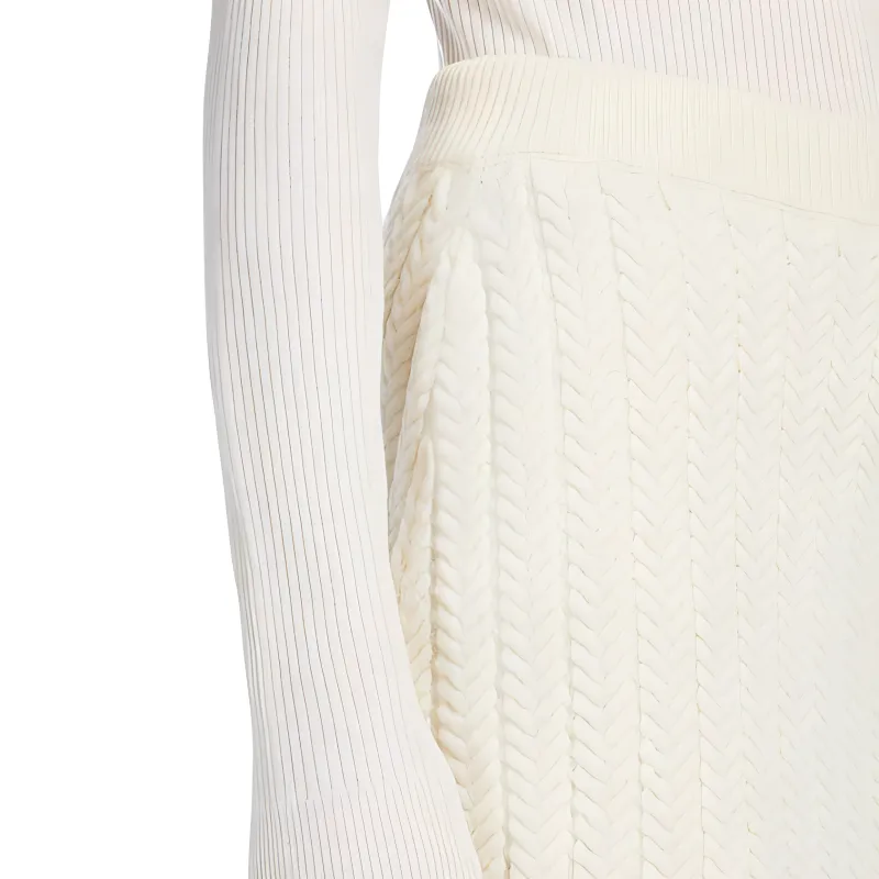 SportMa Casual Short Skirts Women's Ivory White-4