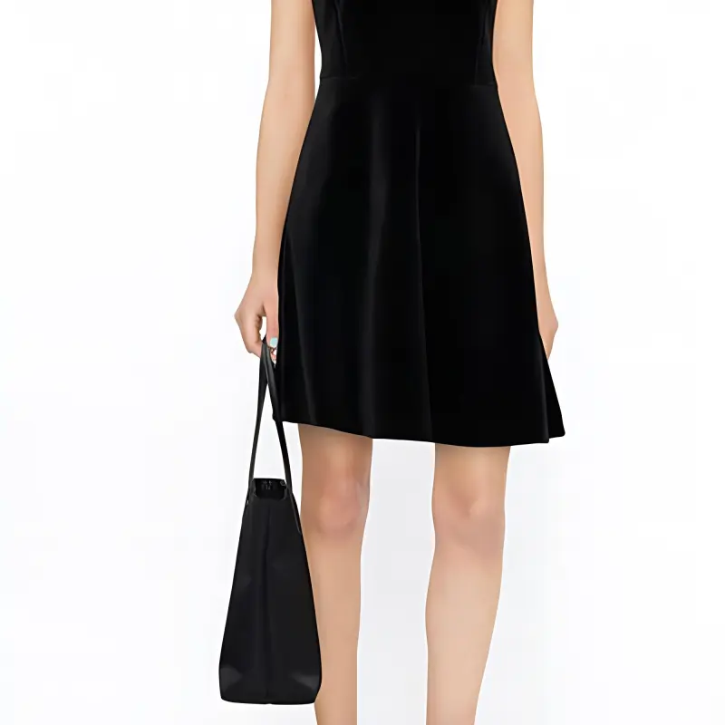 EMPORIO ARMANI Sleeveless Dresses Women's Black-3