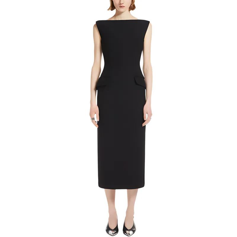 SportMa Sleeveless Dress Women's Black-1