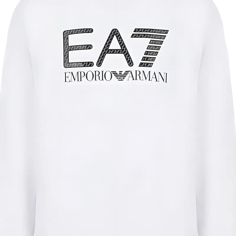 EMPORIO ARMANI EA7 Sweatshirts Men White-4